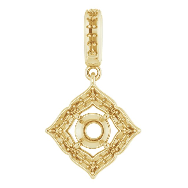 Halo-Style Clover Pendant