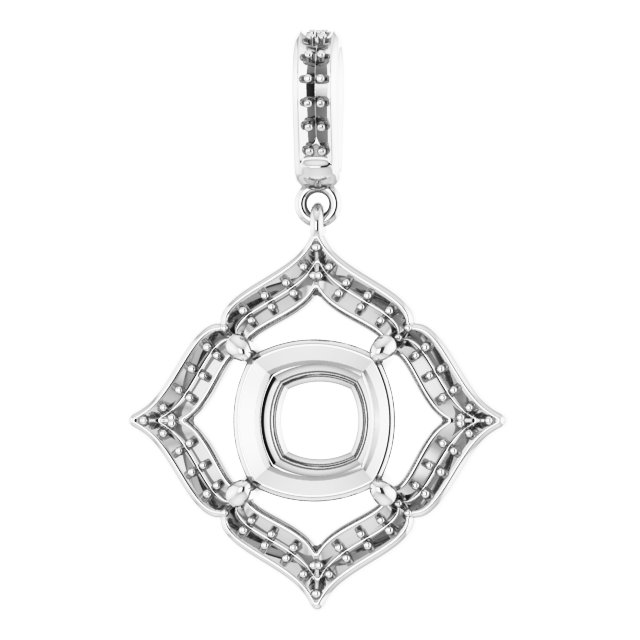 Halo-Style Clover Pendant