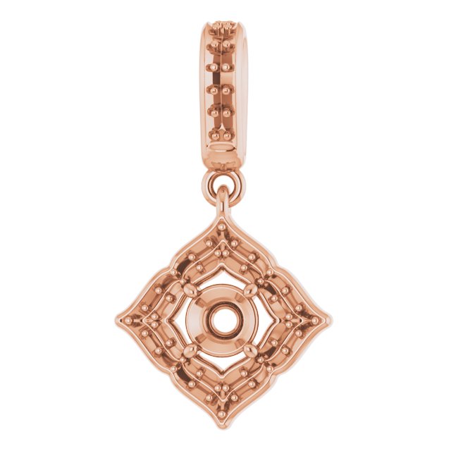 Halo-Style Clover Pendant