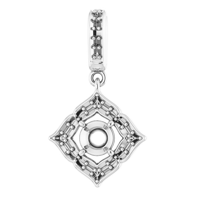 Halo-Style Clover Pendant
