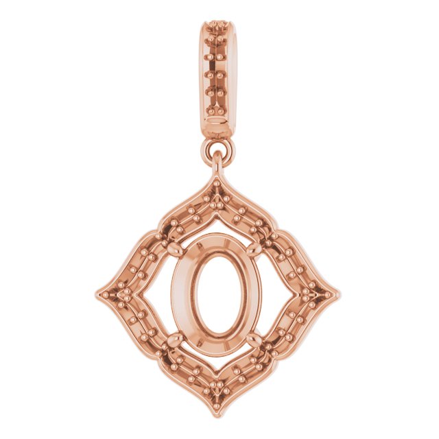 Halo-Style Clover Pendant