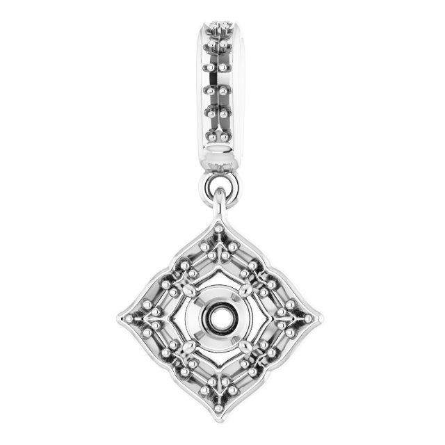 Halo-Style Clover Pendant