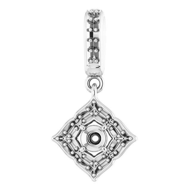Halo-Style Clover Pendant
