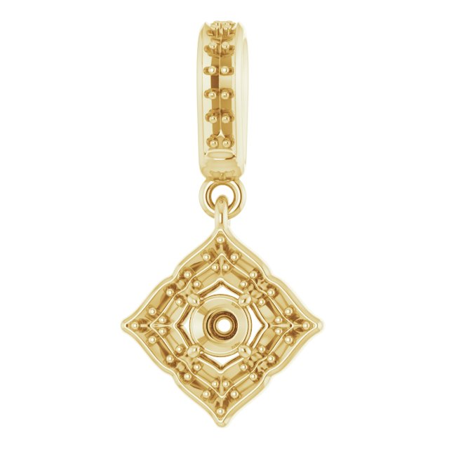 Halo-Style Clover Pendant