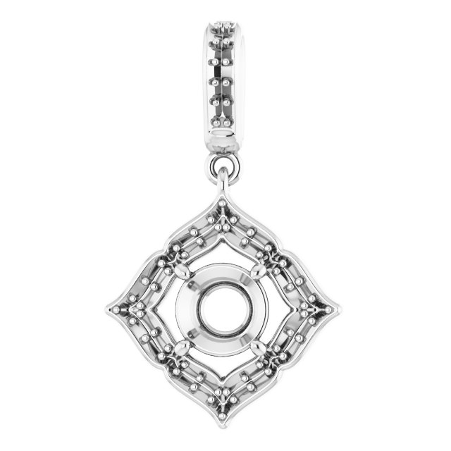 Halo-Style Clover Pendant