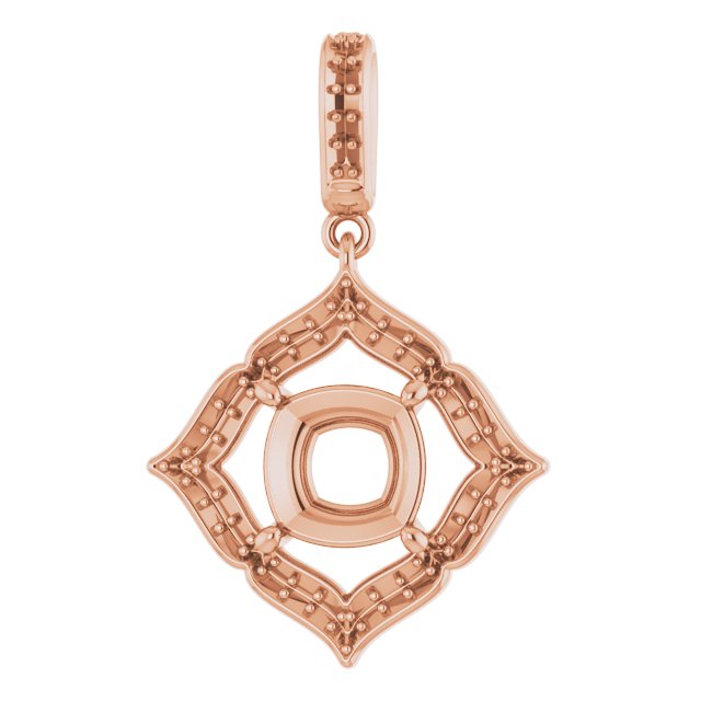 Halo-Style Clover Pendant