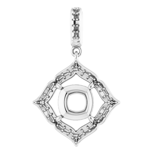 Halo-Style Clover Pendant