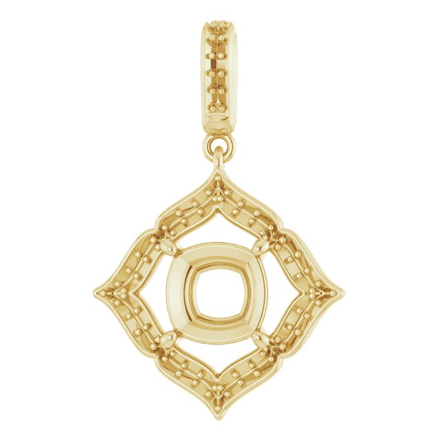 Halo-Style Clover Pendant