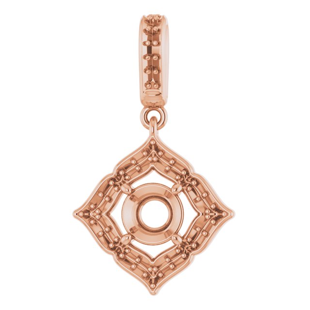 Halo-Style Clover Pendant