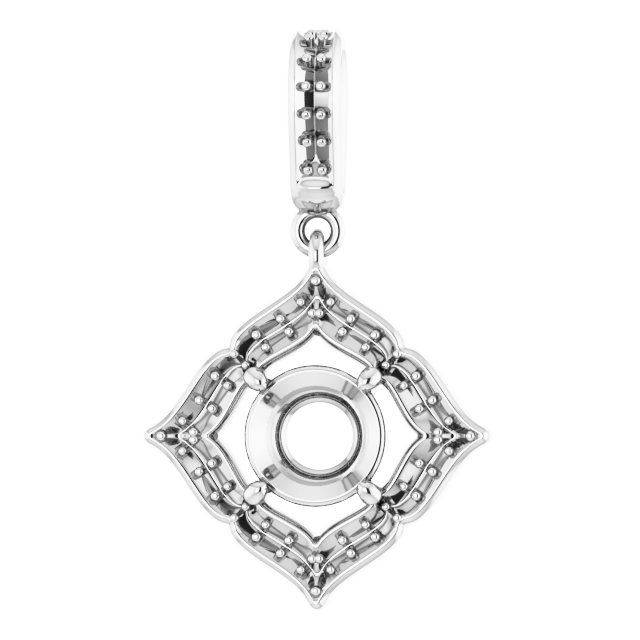 Halo-Style Clover Pendant