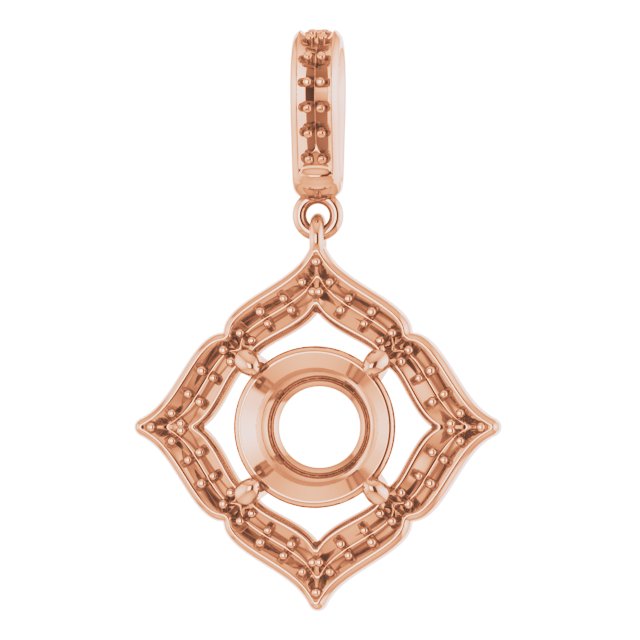 Halo-Style Clover Pendant