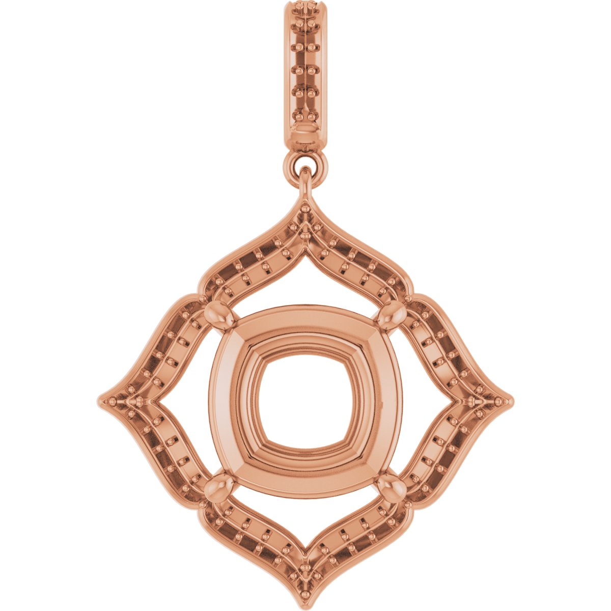 Halo-Style Clover Pendant