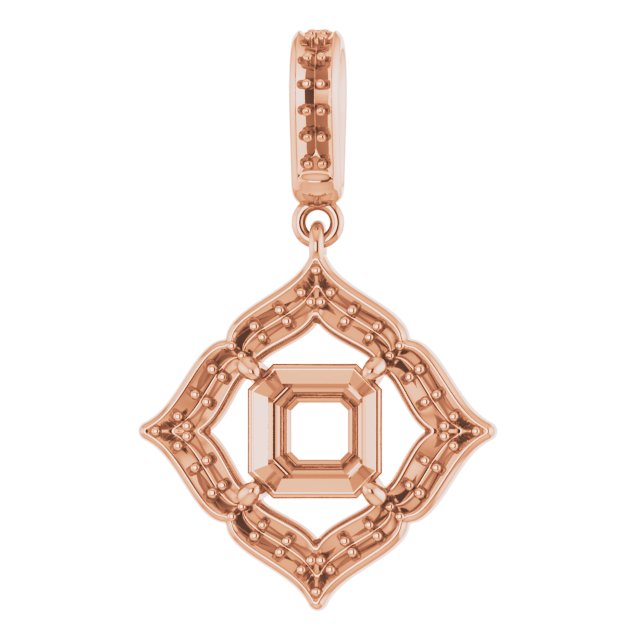 Halo-Style Clover Pendant