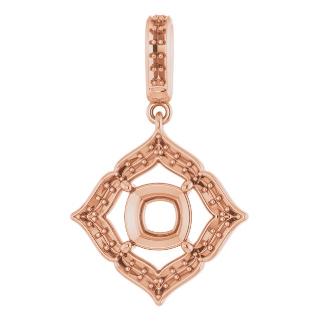 Halo-Style Clover Pendant