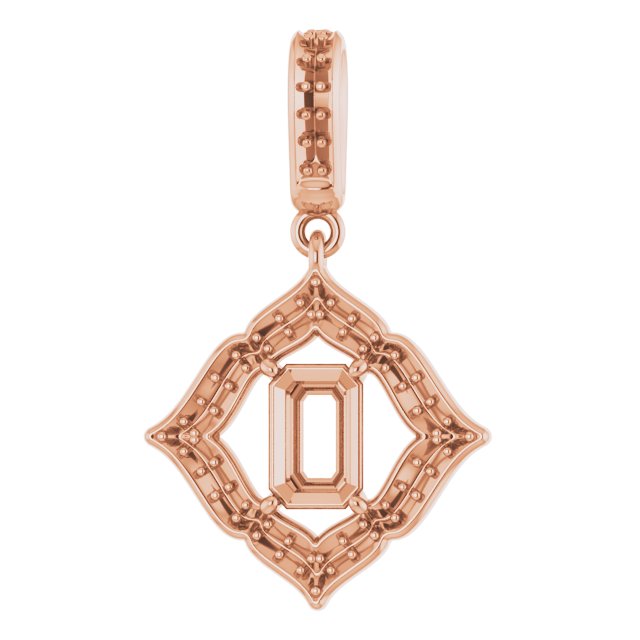 Halo-Style Clover Pendant