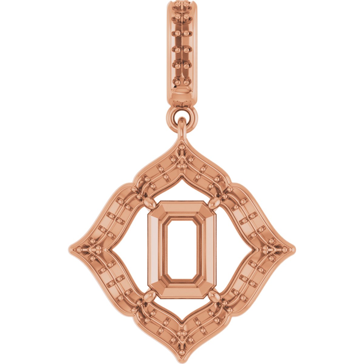 Halo-Style Clover Pendant