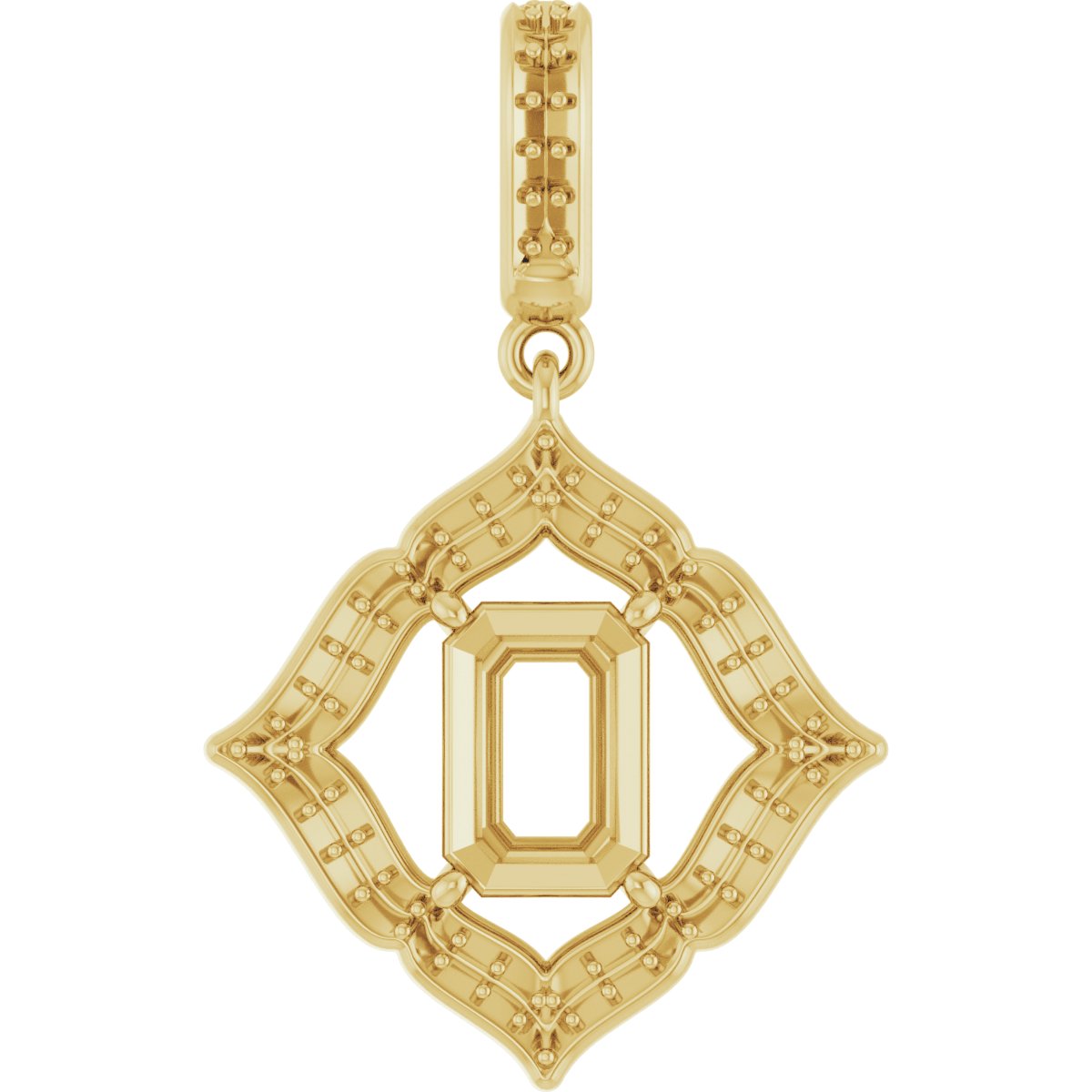Halo-Style Clover Pendant