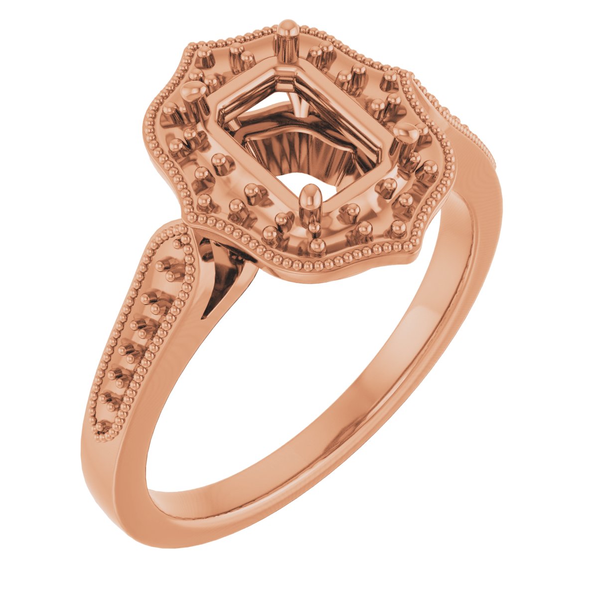 Vintage-Inspired Halo-Style Ring