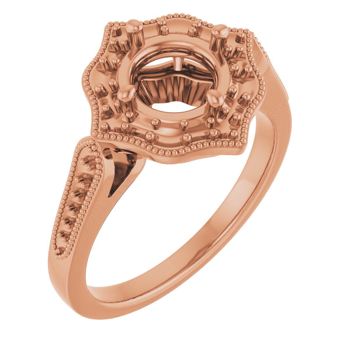 Vintage-Inspired Halo-Style Ring