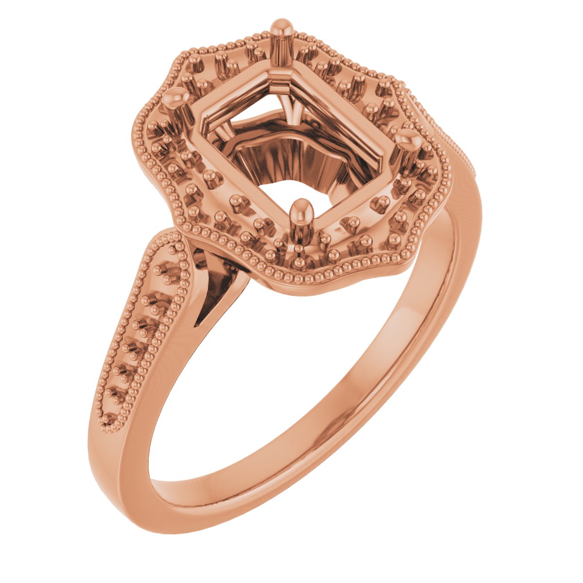 Vintage-Inspired Halo-Style Ring