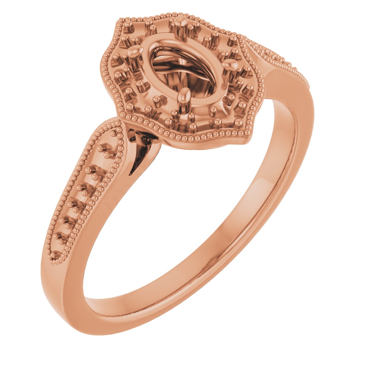 Vintage-Inspired Halo-Style Ring