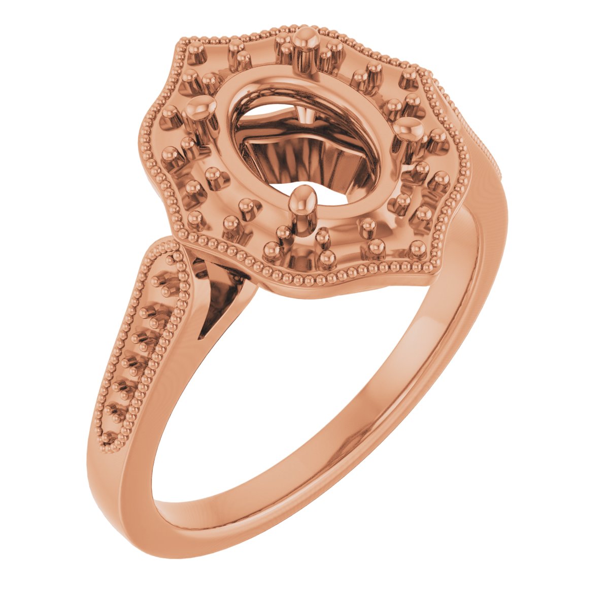 Vintage-Inspired Halo-Style Ring
