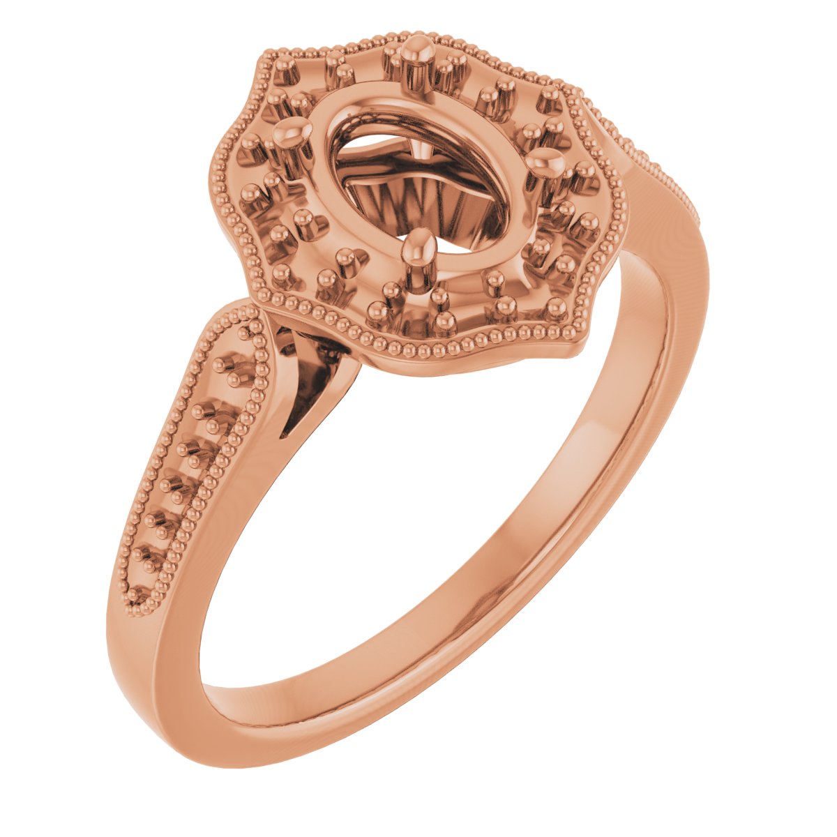 Vintage-Inspired Halo-Style Ring