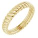 14K Yellow 3.5 mm Rope Band Size 6