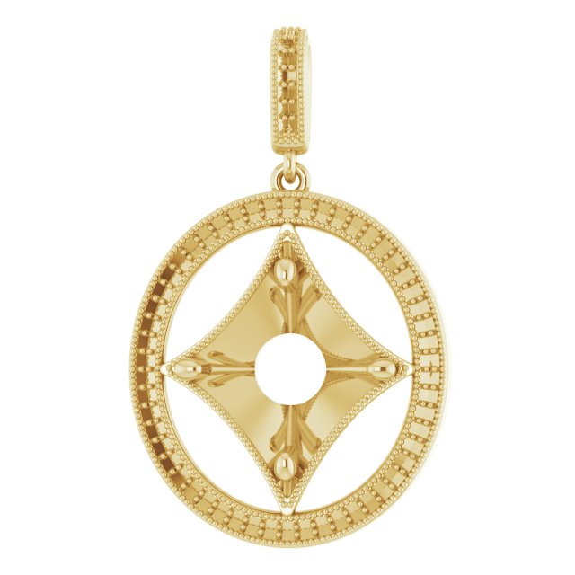 Halo-Style Pendant