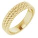 14K Yellow 5.25 mm 3-Layered Stacked Rope Band Size 5