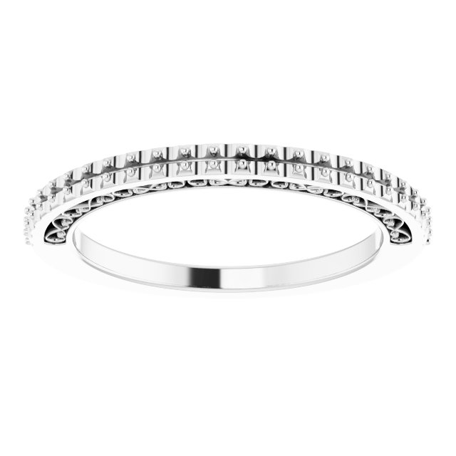 14K White 1/5 CTW Diamond Anniversary Band