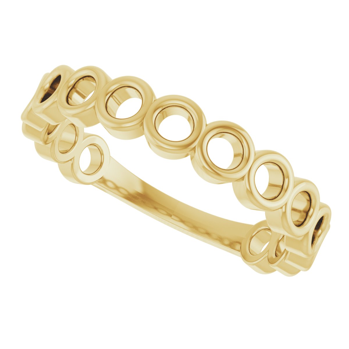 14K Yellow Stackable Ring