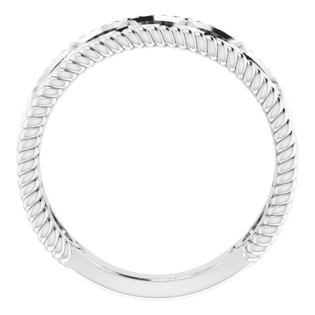 Geometric Rope Ring view 2