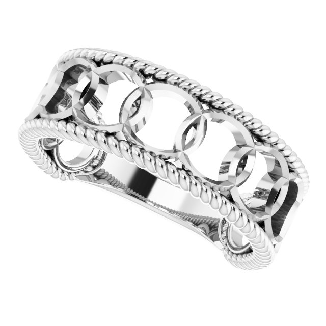 Geometric Rope Ring view 5