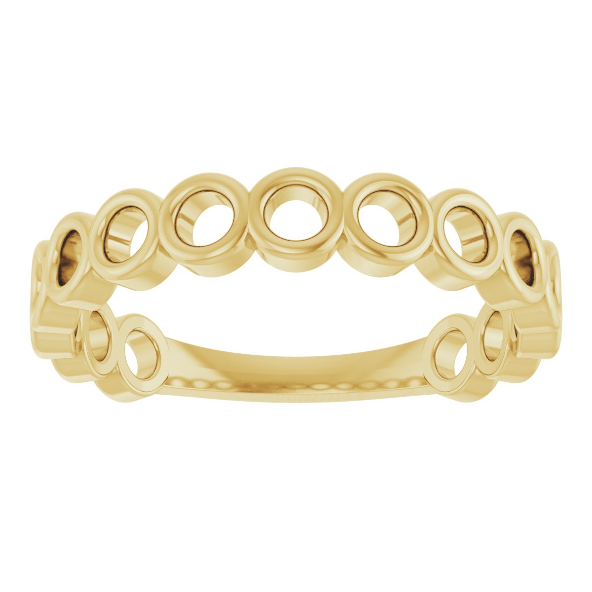 14K Yellow Stackable Ring