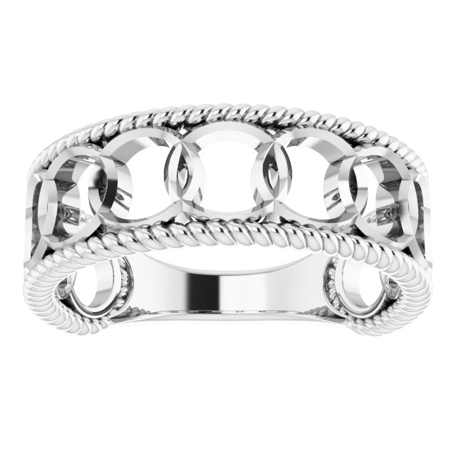 Geometric Rope Ring view 3