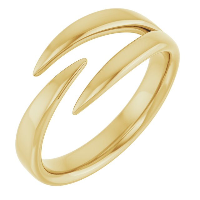 14K Yellow Negative Space Ring 14K Yellow Negative Space Ring