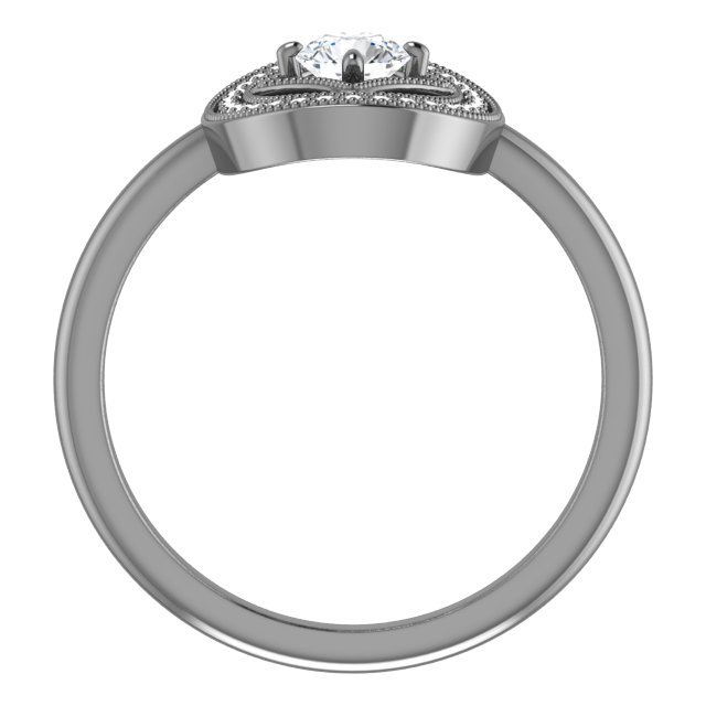 10K White Gold Diamond Ring (.50ctw)