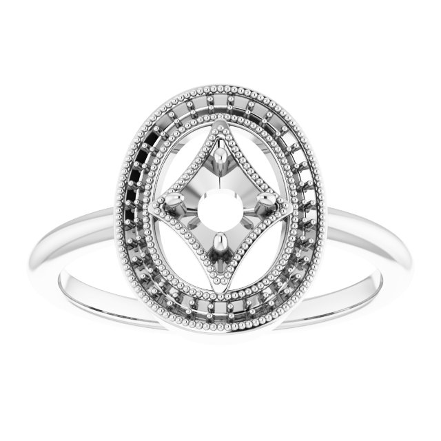 14K White 1/3 CTW Natural Diamond Ring