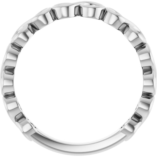 Sterling Silver Infinity Stackable Ring