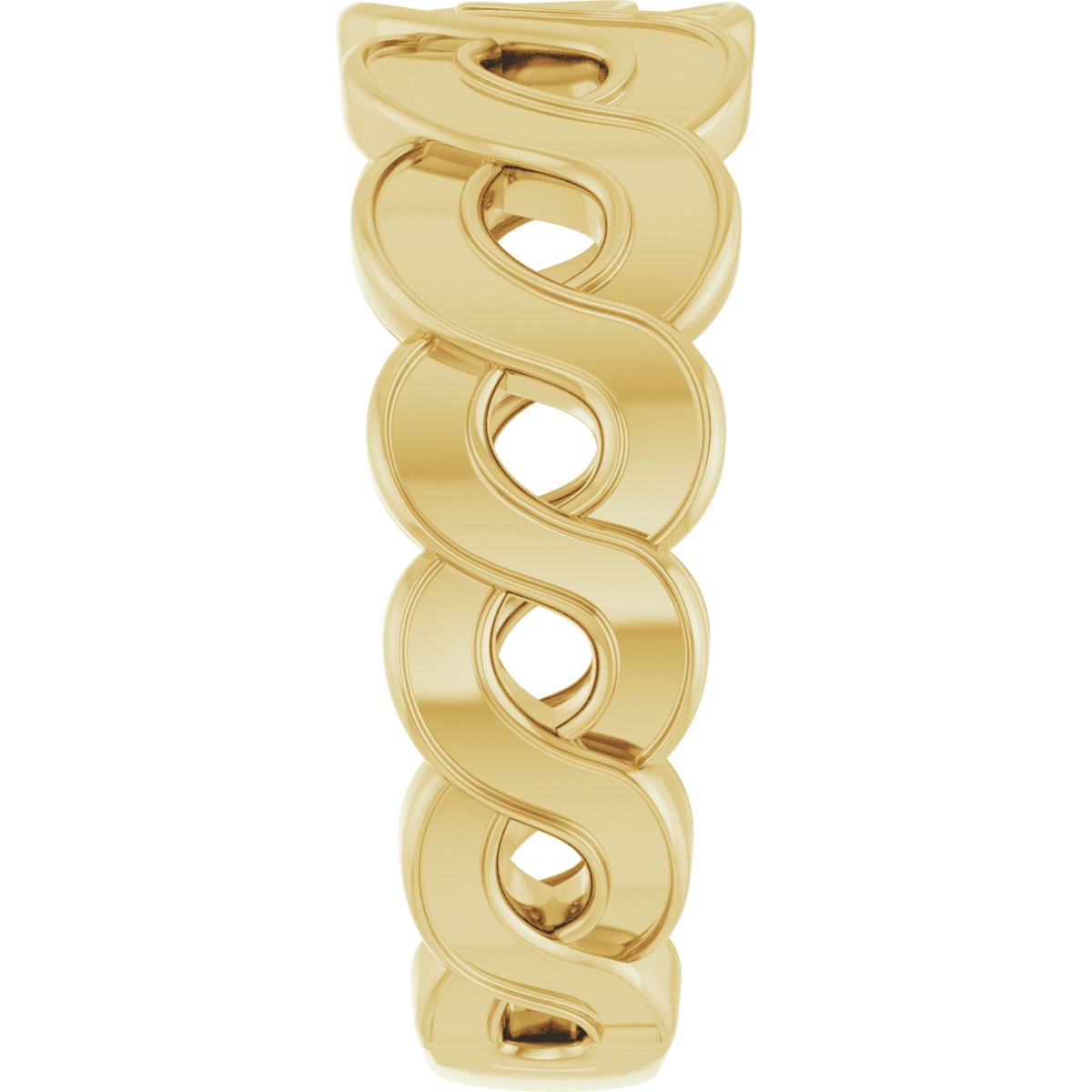 14K Yellow Wave Ring