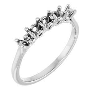 Eternity And Anniversary Bands | Five-Stone Anniversary Band