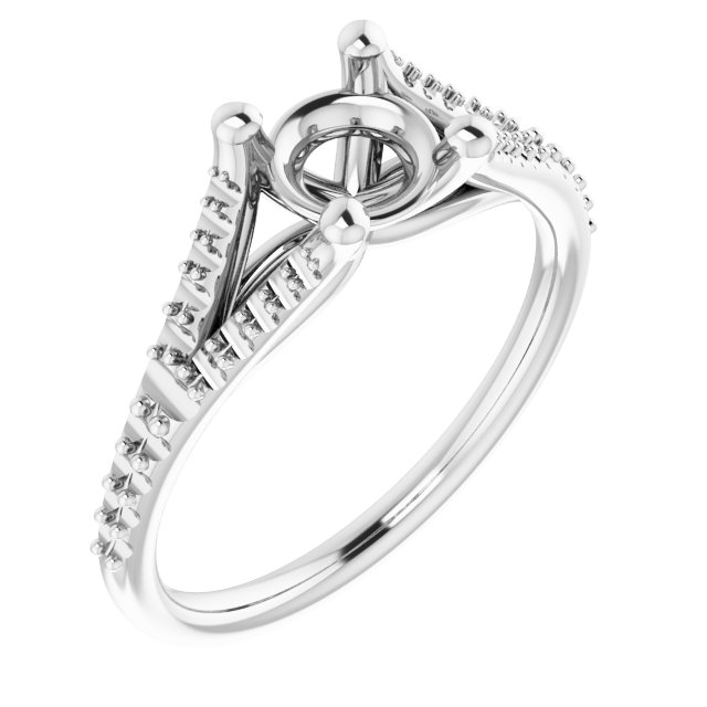 Accented Engagement Ring