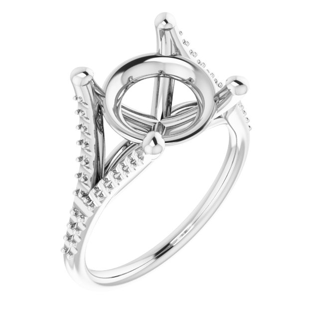 Accented Engagement Ring
