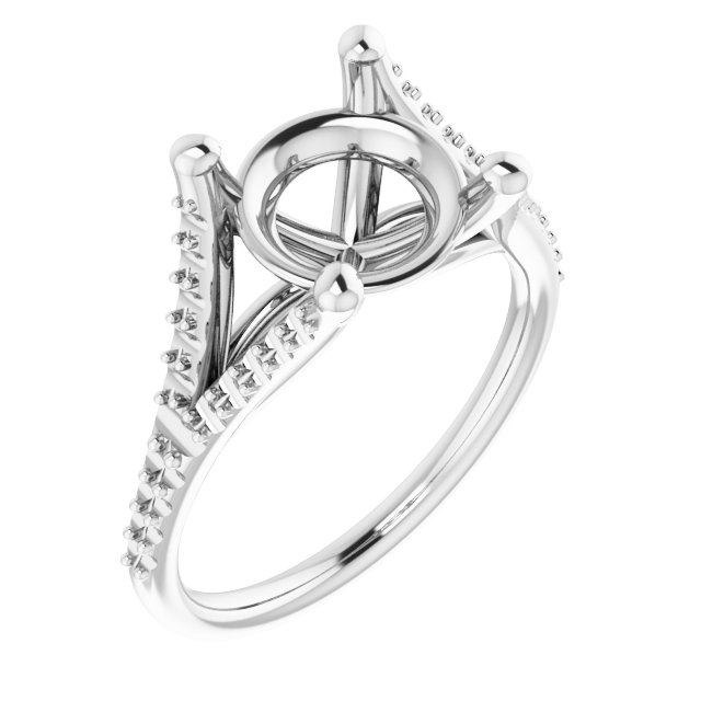 Accented Engagement Ring