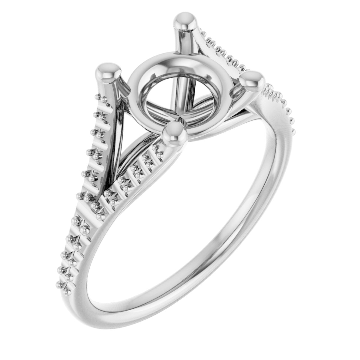 Accented Engagement Ring