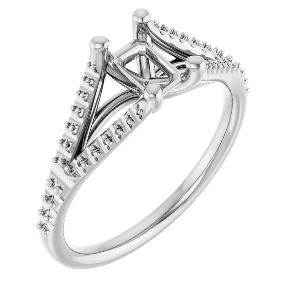 Accented Engagement Ring