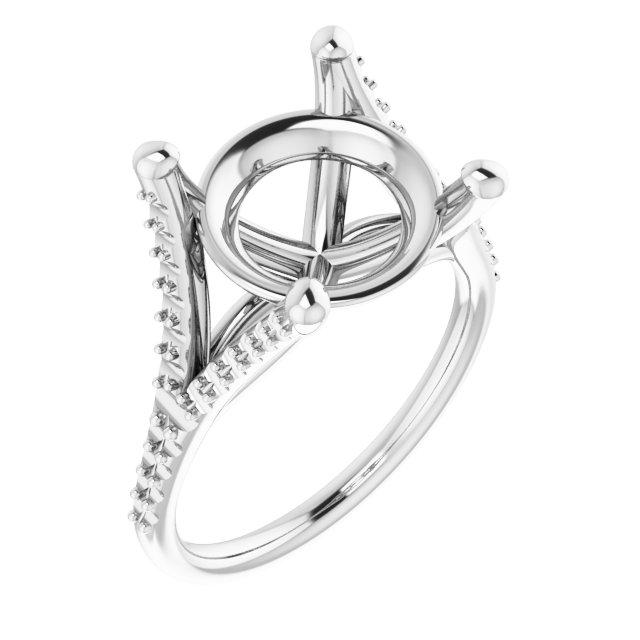 Accented Engagement Ring