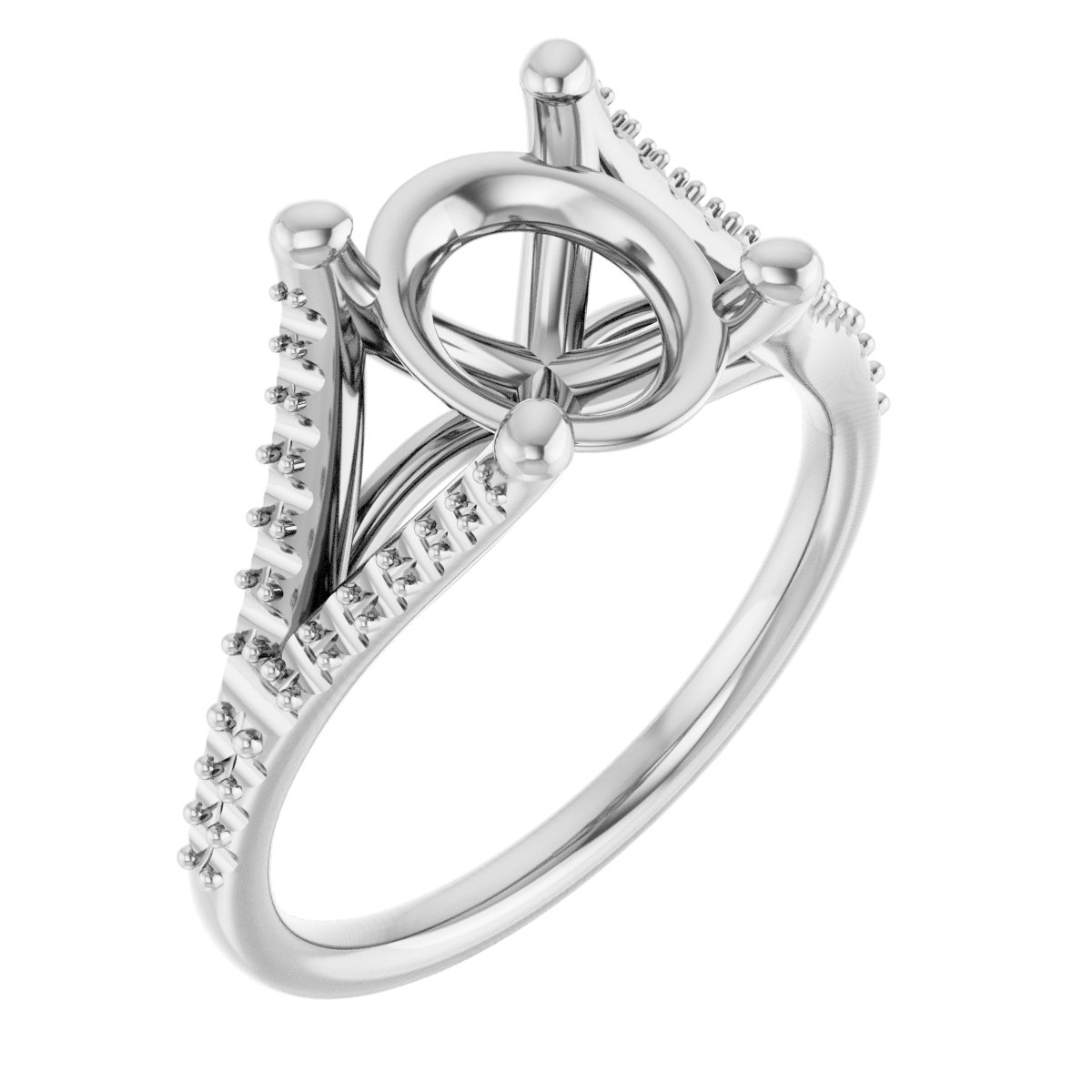 Accented Engagement Ring