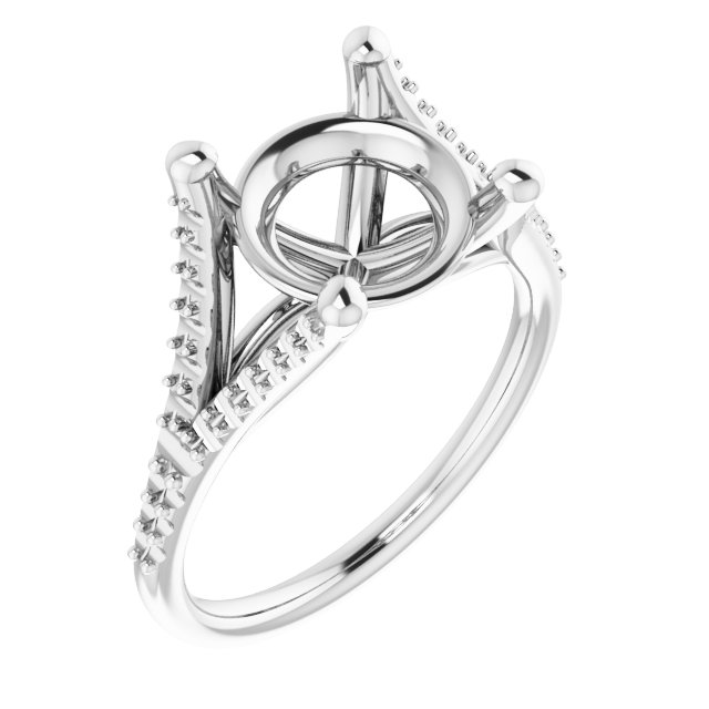 Accented Engagement Ring